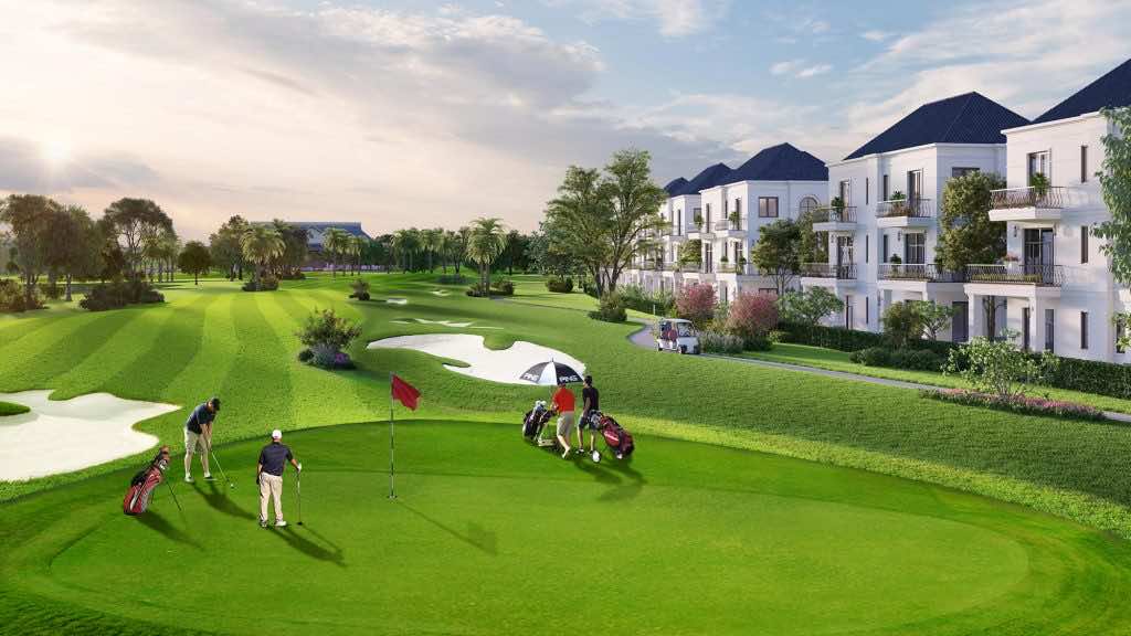 Cỏ nhung nhật được ứng ụng trong xây dựng sân golf