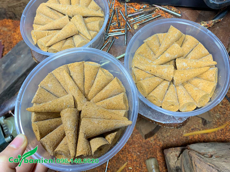 Hương nụ làm từ gỗ cây hoàng đàn